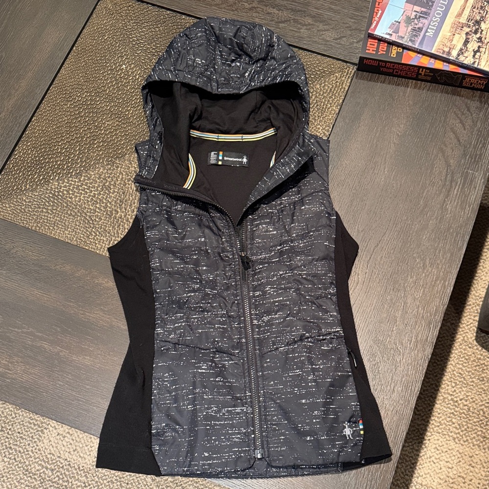 Smartwool Black Hooded Vest